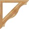 Ekena Millwork Funston Traditional Rough Sawn Bracket, Western Red Cedar, 4"W x 48"D x 48"H BKT04X48X48FST01RWR - alternate 4
